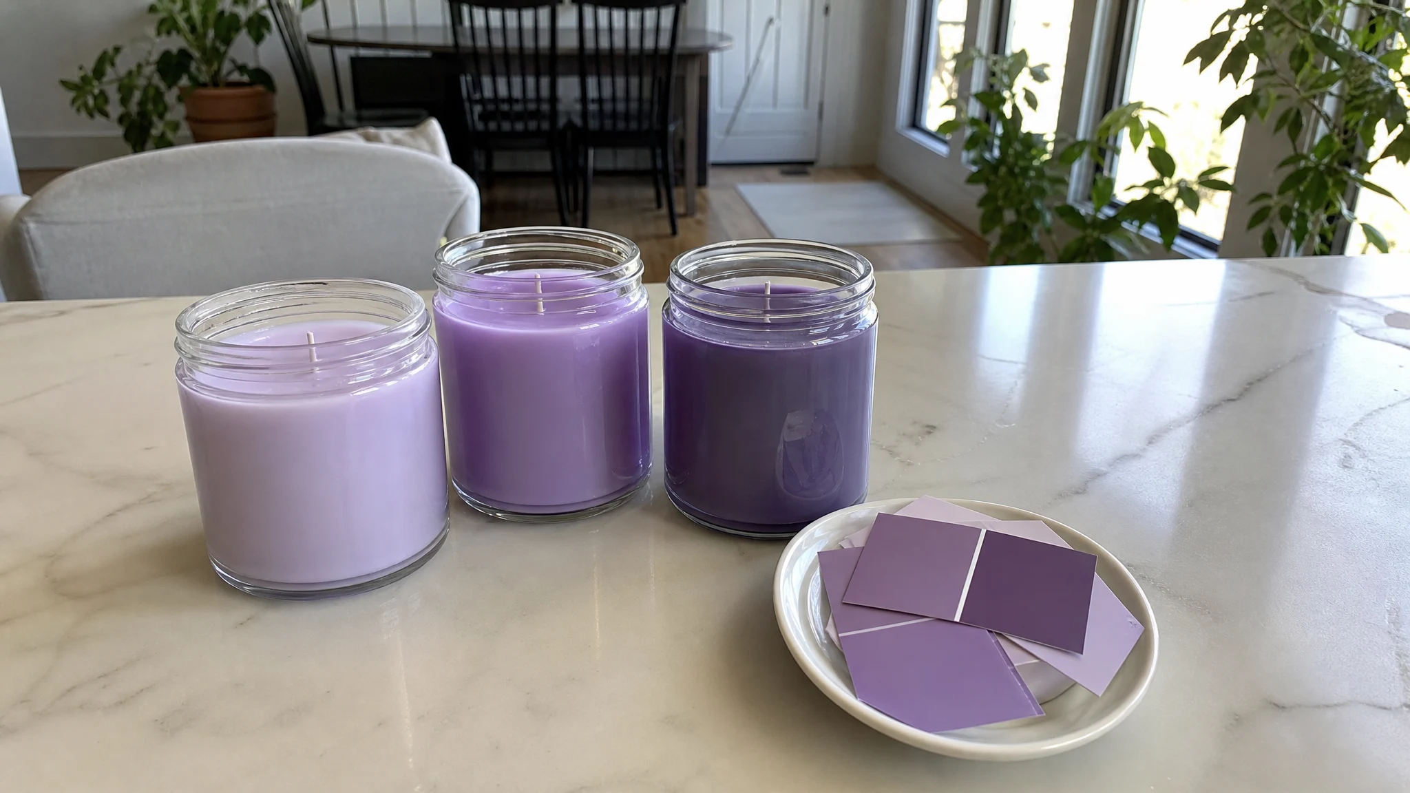 How to Color Lilac Candles: Dye Amounts and Wick Effects