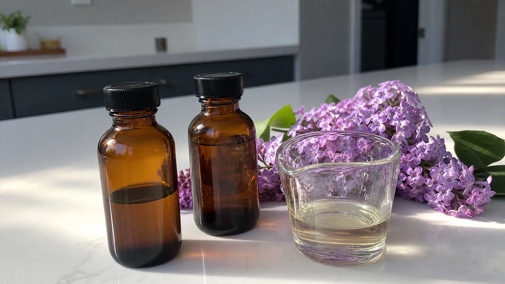 Lilac Oil Dilution Chart: 0.5% to 2% by Batch Size